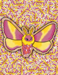 Sunbeam Moth Sticker